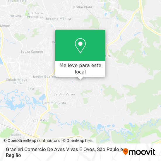 Granieri Comercio De Aves Vivas E Ovos mapa