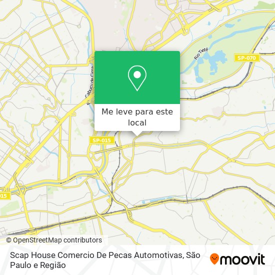 Scap House Comercio De Pecas Automotivas mapa