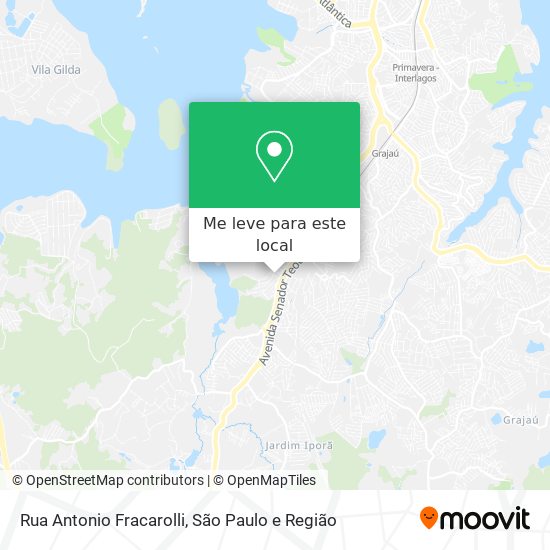 Rua Antonio Fracarolli mapa