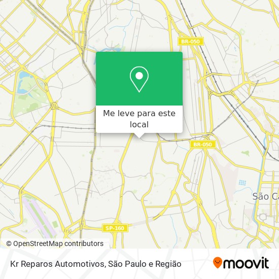 Kr Reparos Automotivos mapa