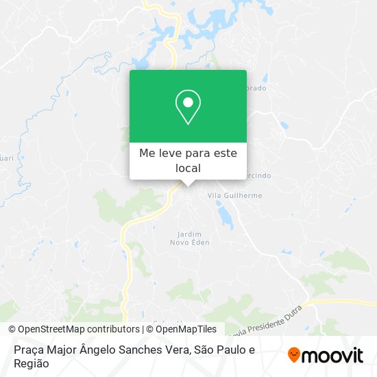 Praça Major Ângelo Sanches Vera mapa