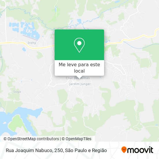 Rua Joaquim Nabuco, 250 mapa