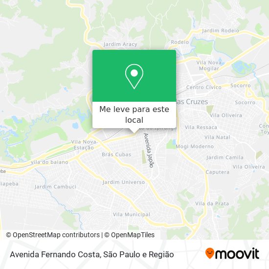 Avenida Fernando Costa mapa