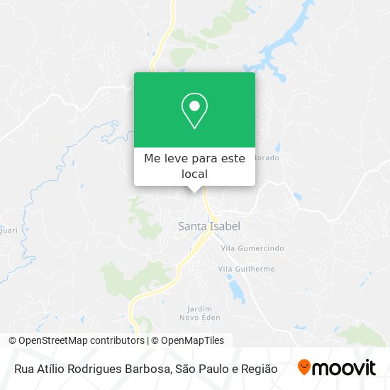 Rua Atílio Rodrigues Barbosa mapa