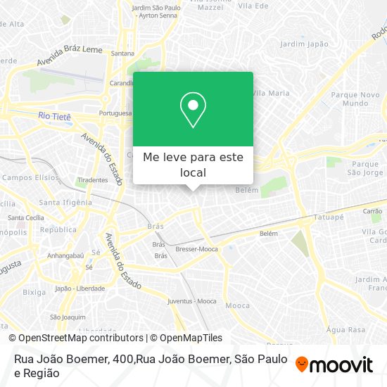 Rua João Boemer, 400,Rua João Boemer mapa