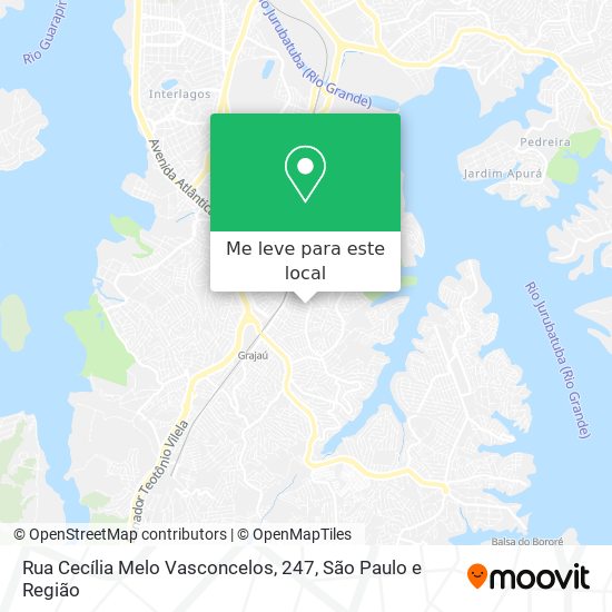 Rua Cecília Melo Vasconcelos, 247 mapa