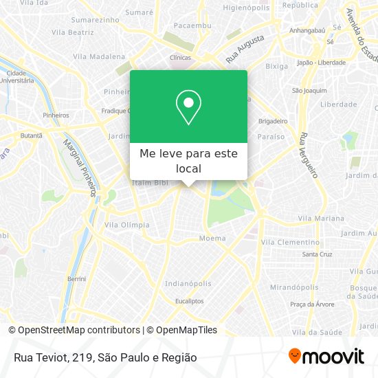 Rua Teviot, 219 mapa