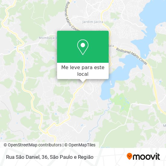 Rua São Daniel, 36 mapa