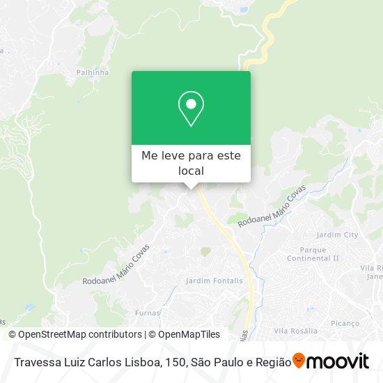 Travessa Luiz Carlos Lisboa, 150 mapa
