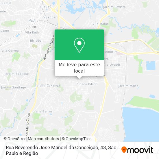 Rua Reverendo José Manoel da Conceição, 43 mapa