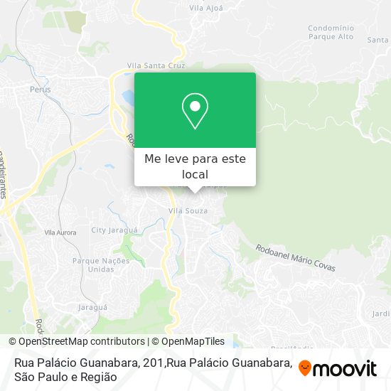 Rua Palácio Guanabara, 201,Rua Palácio Guanabara mapa