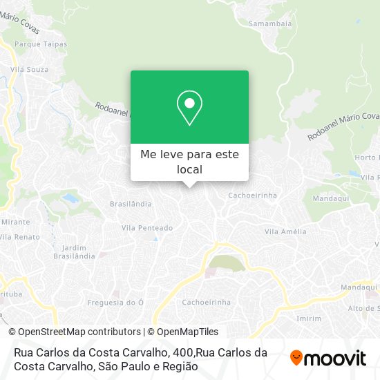 Rua Carlos da Costa Carvalho, 400,Rua Carlos da Costa Carvalho mapa