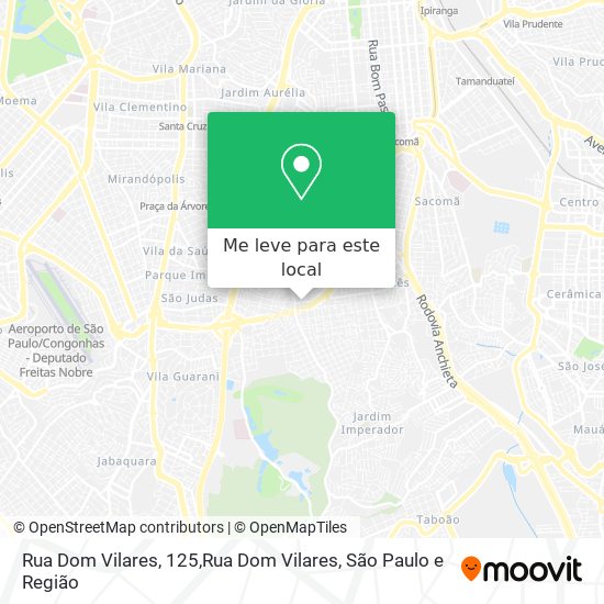 Rua Dom Vilares, 125,Rua Dom Vilares mapa