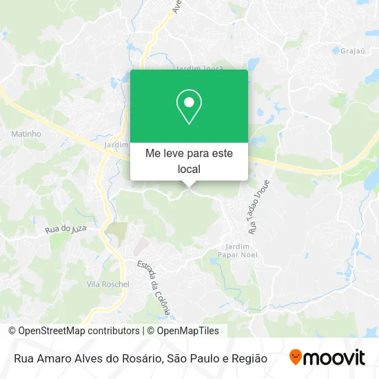 Rua Amaro Alves do Rosário mapa