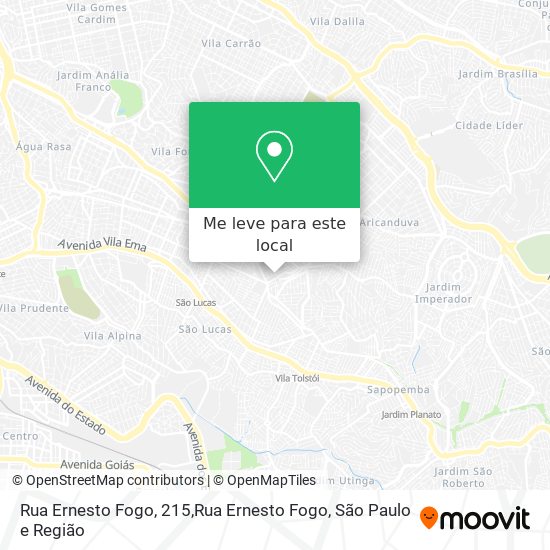 Rua Ernesto Fogo, 215,Rua Ernesto Fogo mapa