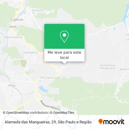 Alameda das Mangueiras, 29 mapa