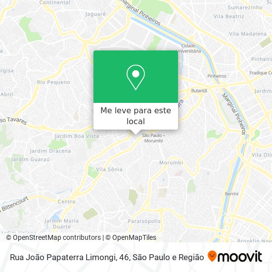 Rua João Papaterra Limongi, 46 mapa