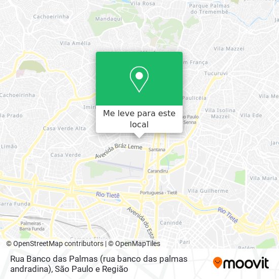 Rua Banco das Palmas (rua banco das palmas andradina) mapa