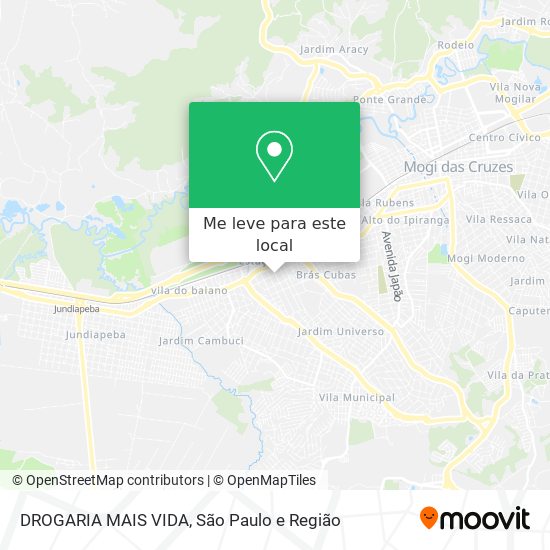 DROGARIA MAIS VIDA mapa