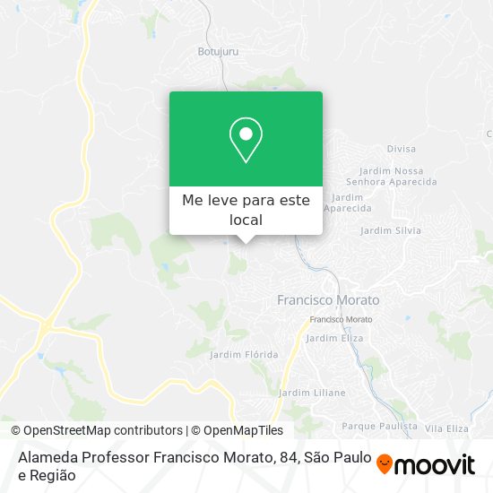 Alameda Professor Francisco Morato, 84 mapa