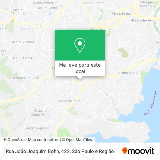 Rua João Joaquim Bohn, 422 mapa