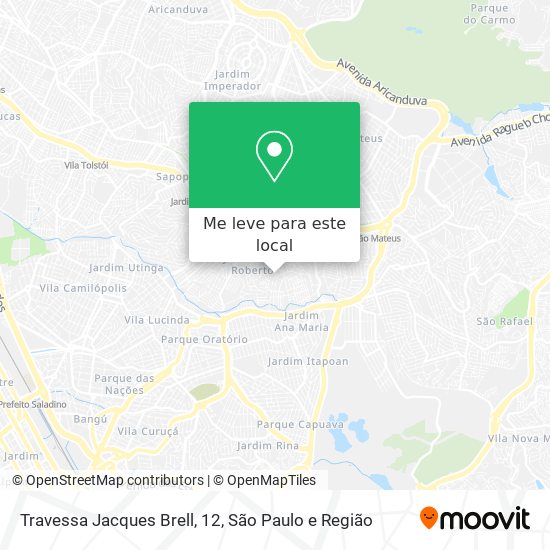 Travessa Jacques Brell, 12 mapa