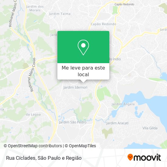Rua Cíclades mapa