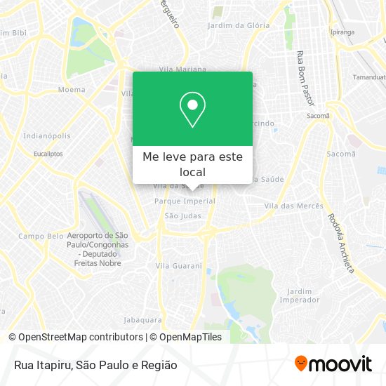 Rua Itapiru mapa