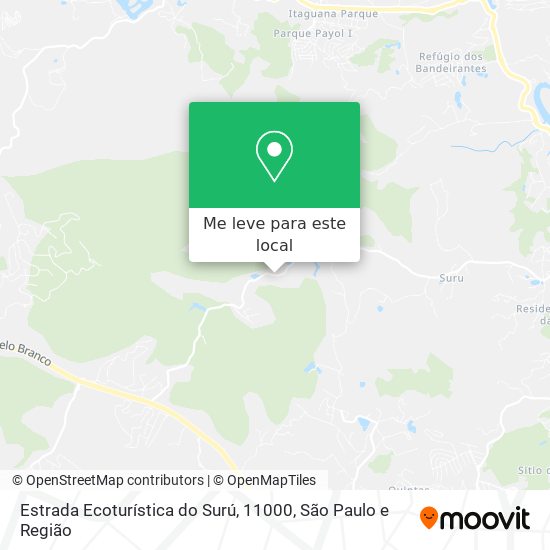Estrada Ecoturística do Surú, 11000 mapa