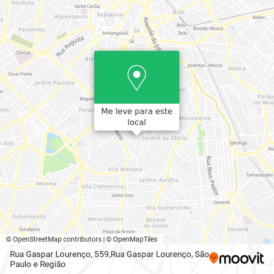 Rua Gaspar Lourenço, 559,Rua Gaspar Lourenço mapa