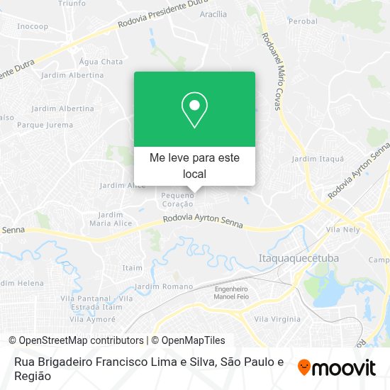 Como chegar até Rua Brigadeiro Francisco Lima e Silva em ...