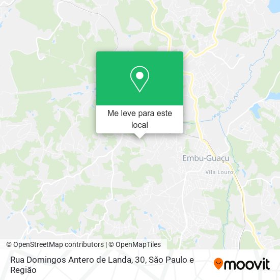 Rua Domingos Antero de Landa, 30 mapa
