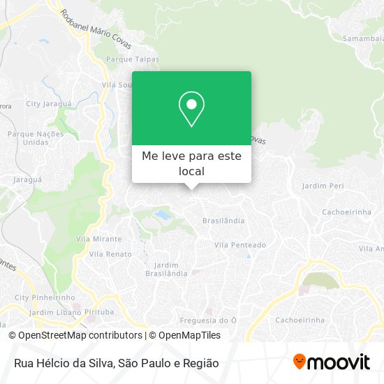 Rua Hélcio da Silva mapa