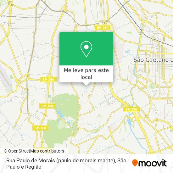 Rua Paulo de Morais (paulo de morais marite) mapa