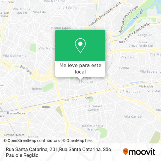 Rua Santa Catarina, 201,Rua Santa Catarina mapa