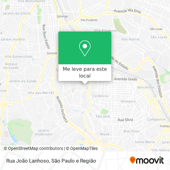 Rua João Lanhoso mapa