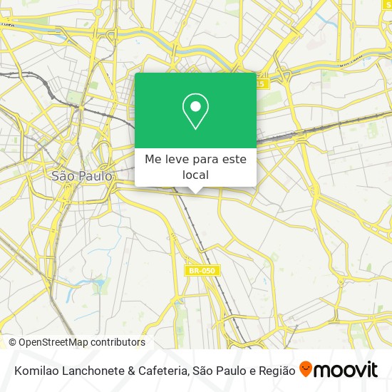 Komilao Lanchonete & Cafeteria mapa