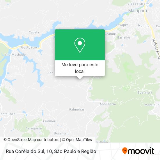 Rua Coréia do Sul, 10 mapa