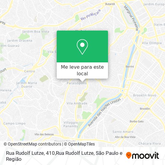 Rua Rudolf Lutze, 410,Rua Rudolf Lutze mapa