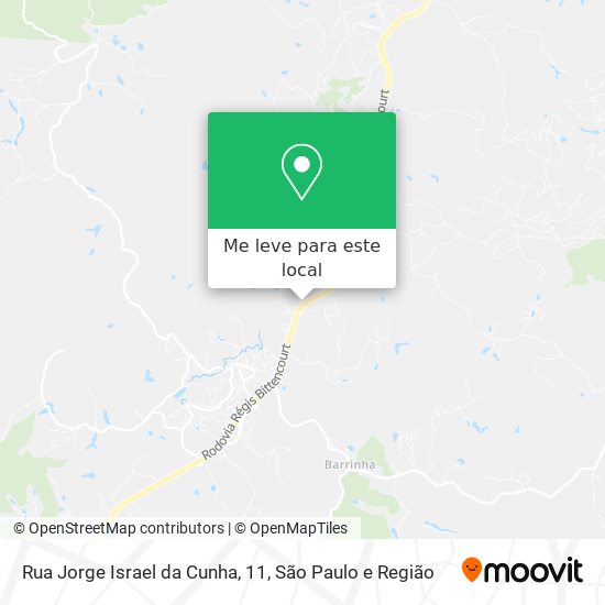 Rua Jorge Israel da Cunha, 11 mapa