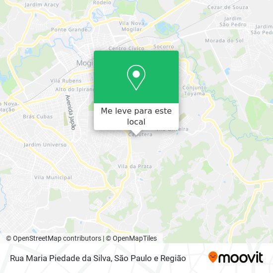 Rua Maria Piedade da Silva mapa
