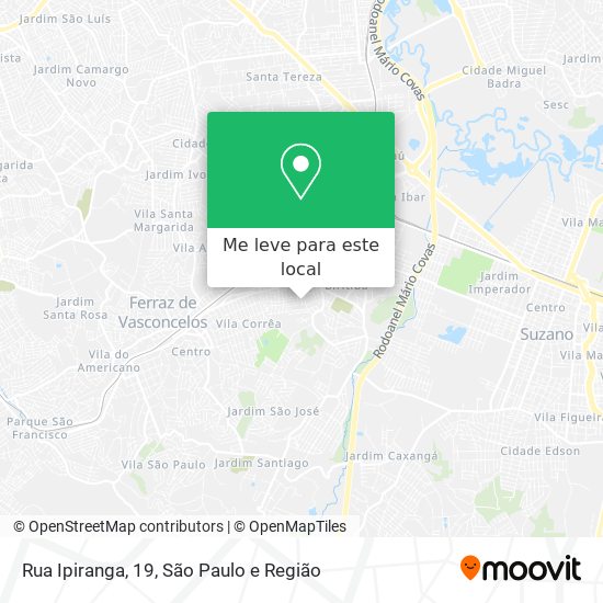 Rua Ipiranga, 19 mapa