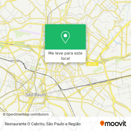 Restaurante O Cabrito mapa
