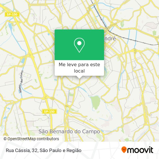 Rua Cássia, 32 mapa