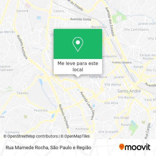 Rua Mamede Rocha mapa