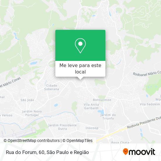 Rua do Forum, 60 mapa