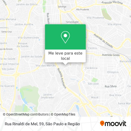 Rua Rinaldi de Mel, 59 mapa