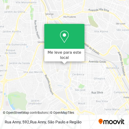 Rua Anny, 592,Rua Anny mapa