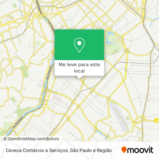 Ceveca Comércio e Serviços mapa