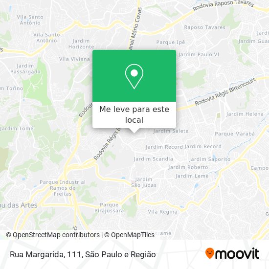 Rua Margarida, 111 mapa
